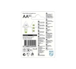 Pile rechargeable Philips PILES X4 AA 2600 MAH