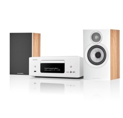 Chaine HiFi Denon Pack RCD-N12DAB et Enceinte Bowers & Wilkins 607 Oak
