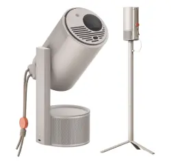 Vidéoprojecteur Xgimi pack MoGo 3 Pro, Full HD, 450 lumens, Google TV + pied avec batterie intégrée de 2h30 d'autonomie.