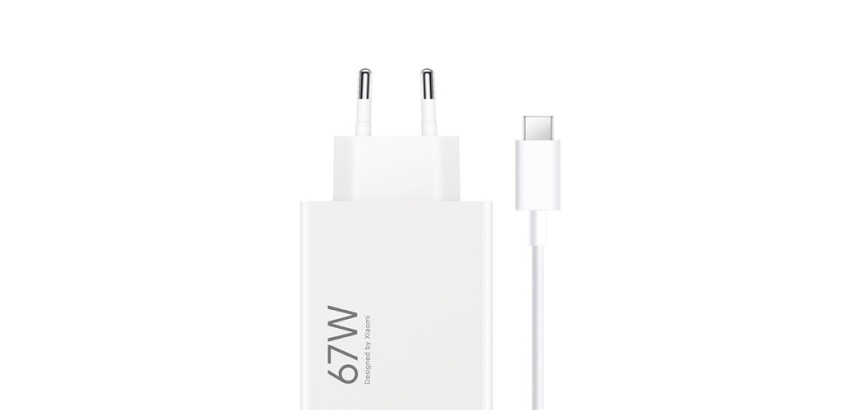 Chargeur pour téléphone mobile Xiaomi Hyper charger 67W Type A Blanc
