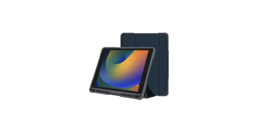 Housse Tablette Mw Folio Academy iPad 10.2 (2019/20/21 - 7/8/9th gen) Bleu