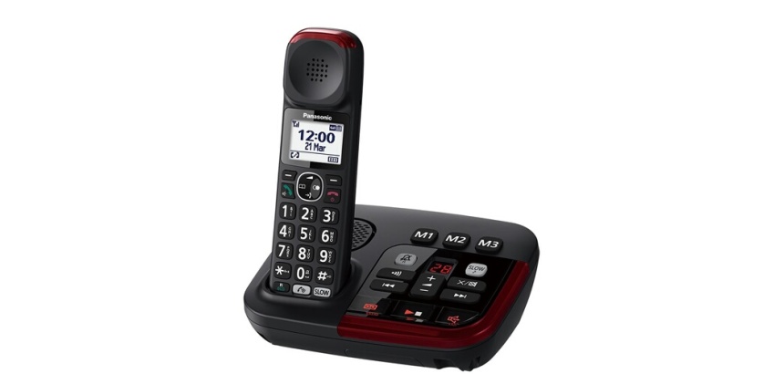 Téléphone sans fil Panasonic Telephone fixe sans fil noir