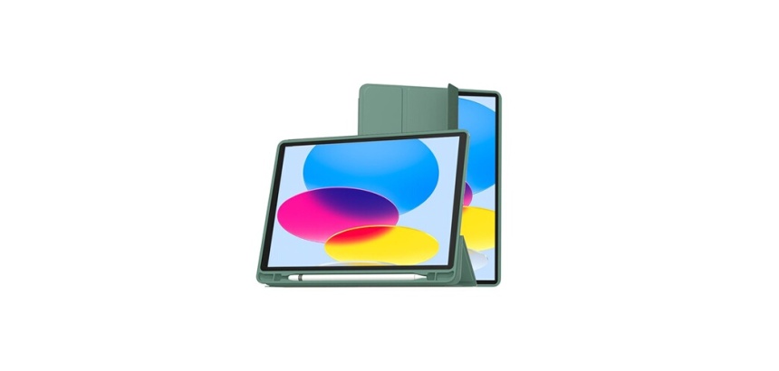 Housse Tablette Mw FOLIO SLIM SKIN POUR IPAD 11" A16 / 10TH GENERATION VERT