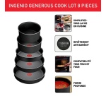 Batterie de cuisine Tefal Ingenio Lot 8 pieces Generous Cook L3129802