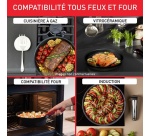 Batterie de cuisine Tefal Ingenio Lot 8 pieces Generous Cook L3129802