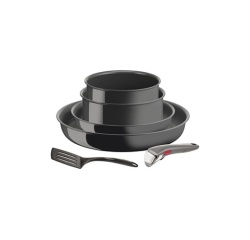 Batterie de cuisine Tefal Lot 6 pieces, Ingenio Renew, Ceramique, Induction, L2609602