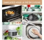 Batterie de cuisine Tefal Lot 6 pieces, Ingenio Renew, Ceramique, Induction, L2609602
