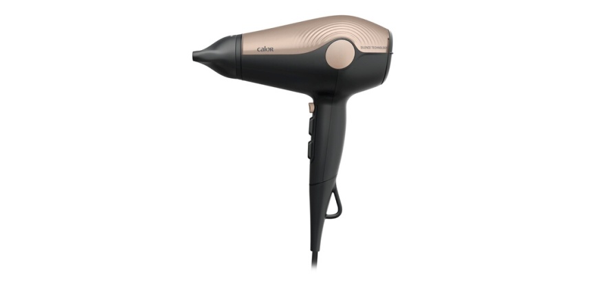 Sèche-cheveux Calor Ultra Silence CV6420C0 Noir et Or