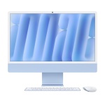 iMac Apple 24" écran retina 4,5K 256Go 16 Go RAM Puce M4 CPU 10 cœurs GPU 10 cœurs Bleu