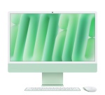 iMac Apple 24" écran retina 4,5K 256Go 16 Go RAM Puce M4 CPU 10 cœurs GPU 10 cœurs Vert