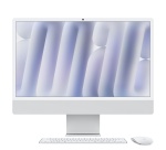 iMac Apple 24" écran retina 4,5K 256Go 16 Go RAM Puce M4 CPU 10 cœurs GPU 10 cœurs Argent