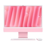 iMac Apple 24" écran retina 4,5K 256Go 16 Go RAM Puce M4 CPU 10 cœurs GPU 10 cœurs Rose