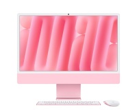 iMac Apple 24" écran retina 4,5K 256Go 16 Go RAM Puce M4 CPU 10 cœurs GPU 10 cœurs Rose