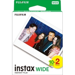 Papier photo instantané Fujifilm PAPIER PHOTO INSTAX WIDE BIPACK