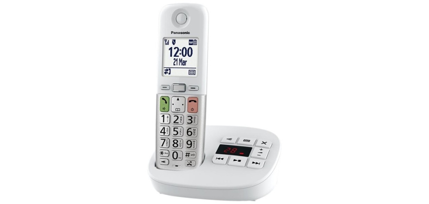 Téléphone sans fil Panasonic fixe blanc