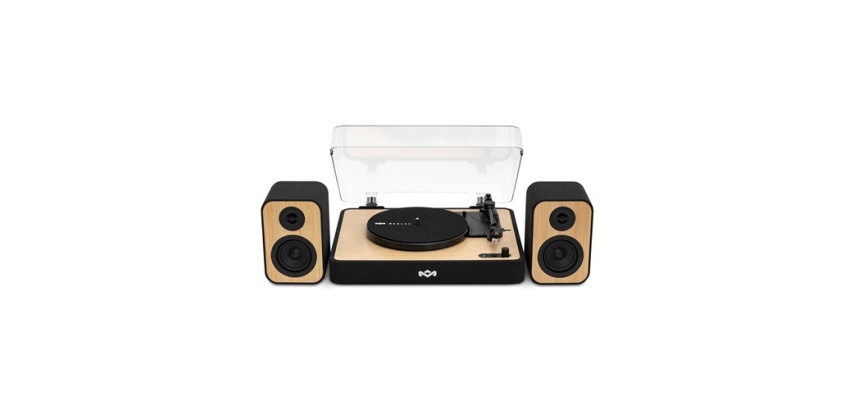 Platine vinyle House Of Marley Pack Revolution avec paire d'enceintes