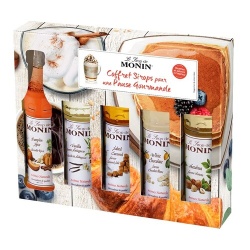 Sirop et concentré Monin Coffret pour Pause Gourmande 5*5 cl - pour boissons chaudes