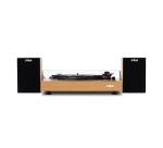 Platine vinyle Jam Bois avec paire d''enceintes