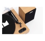 Platine vinyle Jam Bois avec paire d''enceintes