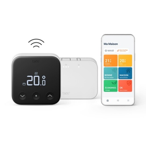 Thermostat connecté Tado sans fil Kit de demarrage X