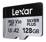 Carte mémoire micro SD Lexar XC 128GO SILVER PLUS