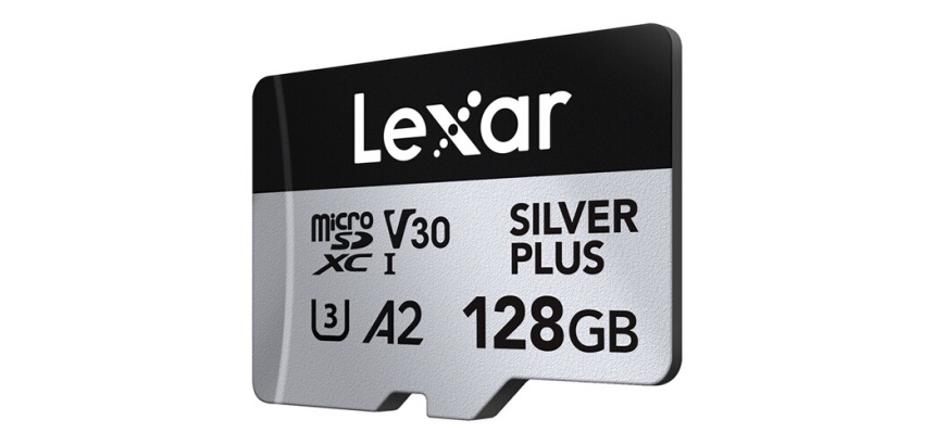 Carte mémoire micro SD Lexar XC 128GO SILVER PLUS