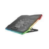 Autres accessoires informatiques Trust GXT 1126 AURA Support de refroidissement pour ordinateur portable a eclairage RVB multicolore