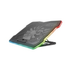 Autres accessoires informatiques Trust GXT 1126 AURA Support de refroidissement pour ordinateur portable a eclairage RVB multicolore