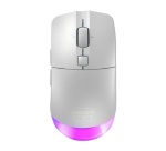 Souris Cherry XTRFY M50 Wireless gaming sans fil RGB - Connectivite filaire, Bluetooth et 2,4 GHz - Blanc