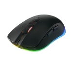 Souris Cherry XTRFY M50 Wireless gaming sans fil RGB - Connectivite filaire, Bluetooth et 2,4 GHz - Noir