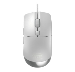 Souris Cherry XTRFY M50 gaming filaire - forme ergonomique - Blanc