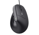 Souris Trust BAYO 2 ergonomique filaire avec un angle vertical optimal pour reduire les tensions au niveau du poignet