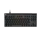 Clavier Logitech G PRO X TKL RAPID, gaming filaire sans pave numerique avec touches analogiques magnetiques, RVB - Noir