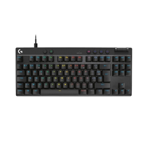 Clavier Logitech G PRO X TKL RAPID, gaming filaire sans pave numerique avec touches analogiques magnetiques, RVB - Noir