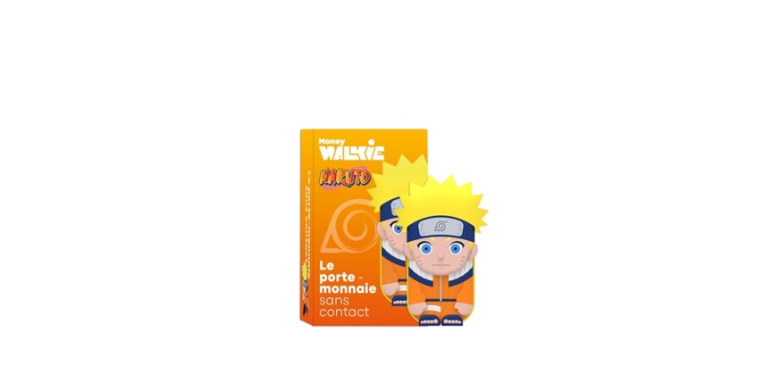 Terminal de paiement Money Walkie Porte monnaie sans contact Naruto