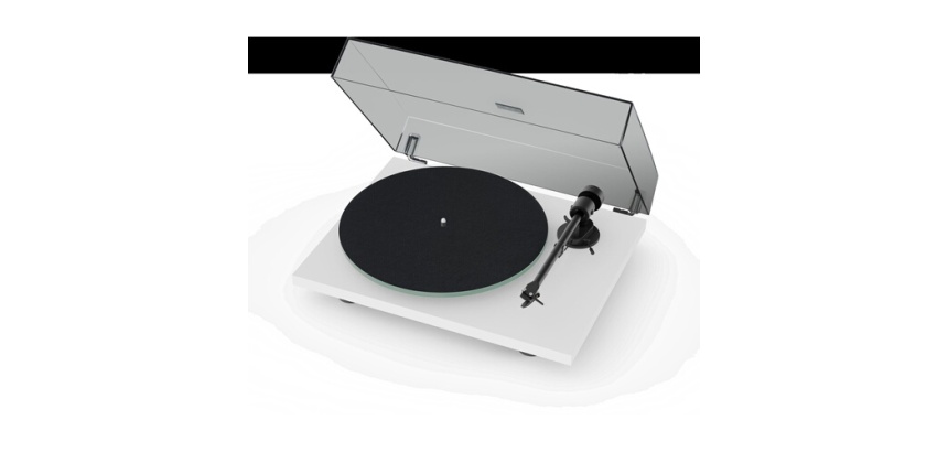 Platine vinyle Pro-ject T1 Evo Phono Blanc + Cellule Ortofon OM10