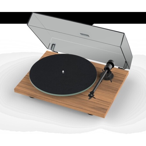 Platine vinyle Pro-ject T1 Evo Noyer + Cellule Ortofon OM10