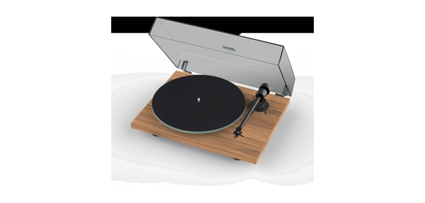 Platine vinyle Pro-ject T1 Evo Phono Noyer + Cellule Ortofon OM10