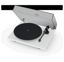 Platine vinyle Pro-ject T1 Evo Blanc + Cellule Ortofon OM10