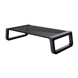 Support pour ordinateur Trust d''ecran en verre trempe MONTA noir