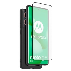 Coque et étui téléphone mobile Casr noire + PE pour Moto G85