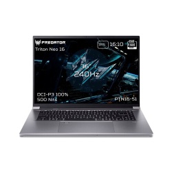 PC portable Acer Gaming Predator Triton Neo 16 PTN16-51-73DJ 16" QHD+ 240 Hz Intel Core Ultra 7 32 Go RAM 1 To SSD Nvidia GeForce RTX 4060 Gris Métallisé