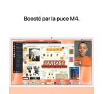 iMac Apple iMac 24" écran rétina 4,5K 256 Go SSD 16 Go RAM Puce M4 CPU 8 cœurs GPU 8 cœurs Orange