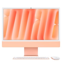 iMac Apple iMac 24" écran rétina 4,5K 512 Go SSD 16 Go RAM Puce M4 CPU 10 cœurs GPU 10 cœurs Orange