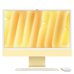 iMac Apple iMac 24" écran rétina 4,5K 512 Go SSD 16 Go RAM Puce M4 CPU 10 cœurs GPU 10 cœurs Jaune