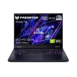 PC portable Acer Predator Helios 16 PH16-72-799D 16" WQXGA 240 Hz Intel Core i7 32 Go RAM 2 To SSD Nvidia GeForce RTX 4070 Noir
