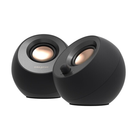 Enceinte PC Creative Pebble V3 Black USB-C minimalistic 2.0 avec Bluetooth 5.0