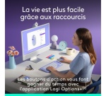 Souris Logitech LogitPOP Mouse, Bluetooth sans fil compacte et portable - Lilas