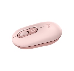 Souris Logitech POP Mouse, Bluetooth sans fil compacte et portable - Rose