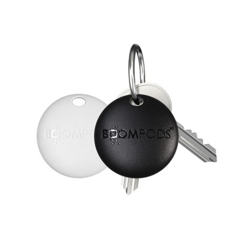 Balise connectée Boompods Pack 2 Finders Boomtag Noir et Blanc